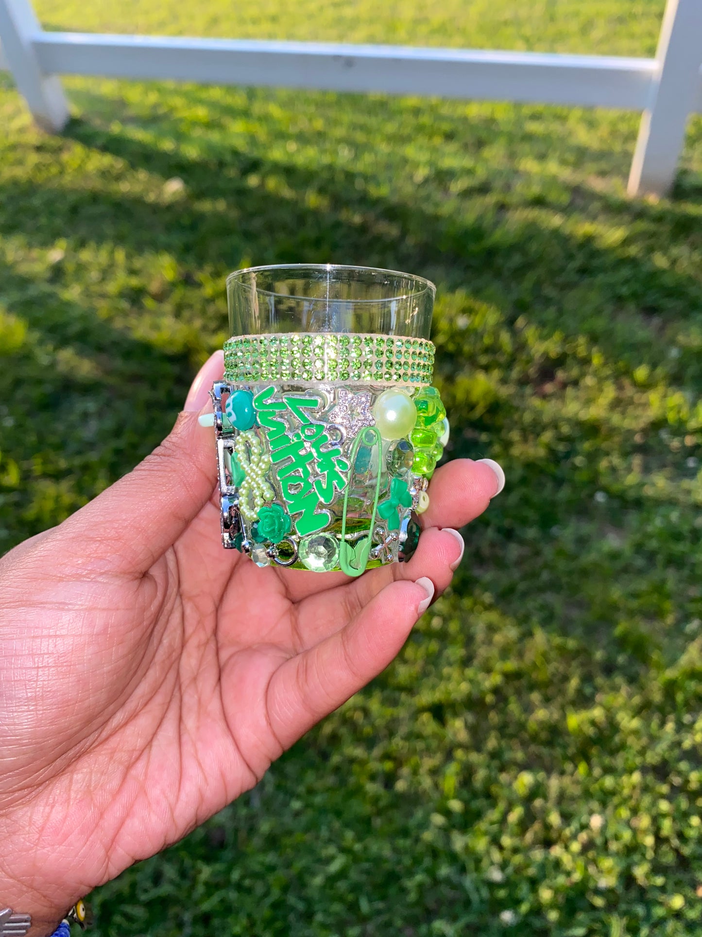 Green Junk Shot Glass