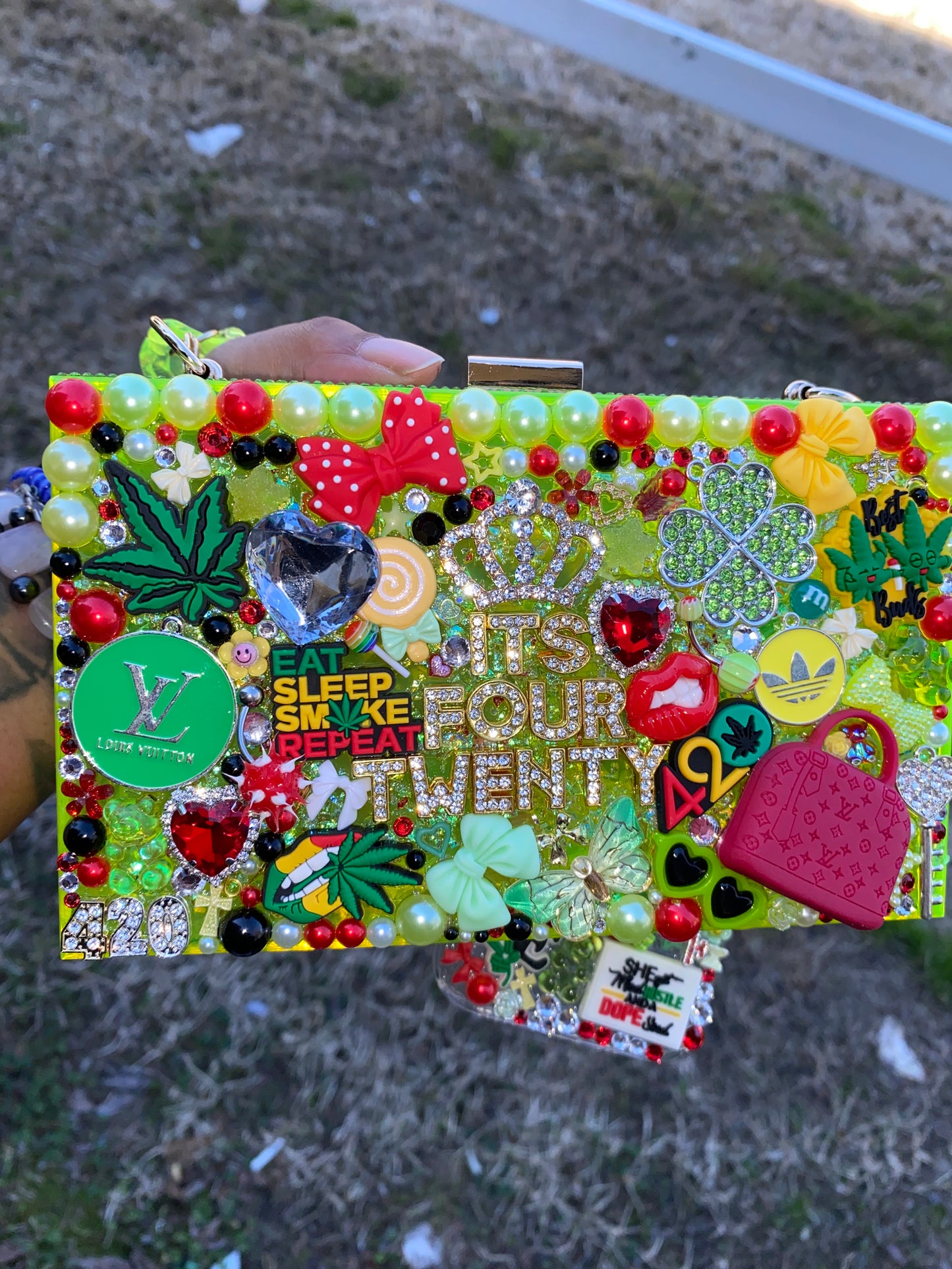 420 IPhone 15 Junk Case & Junk Purse Set