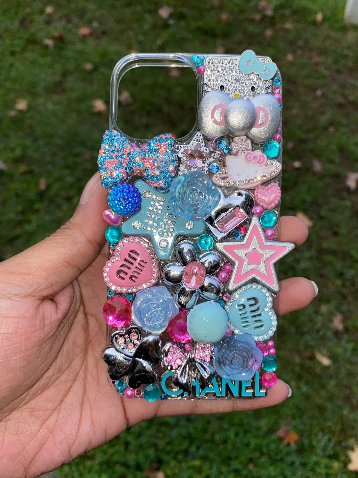 Pink & Blue iPhone 13 Mini Junk Case