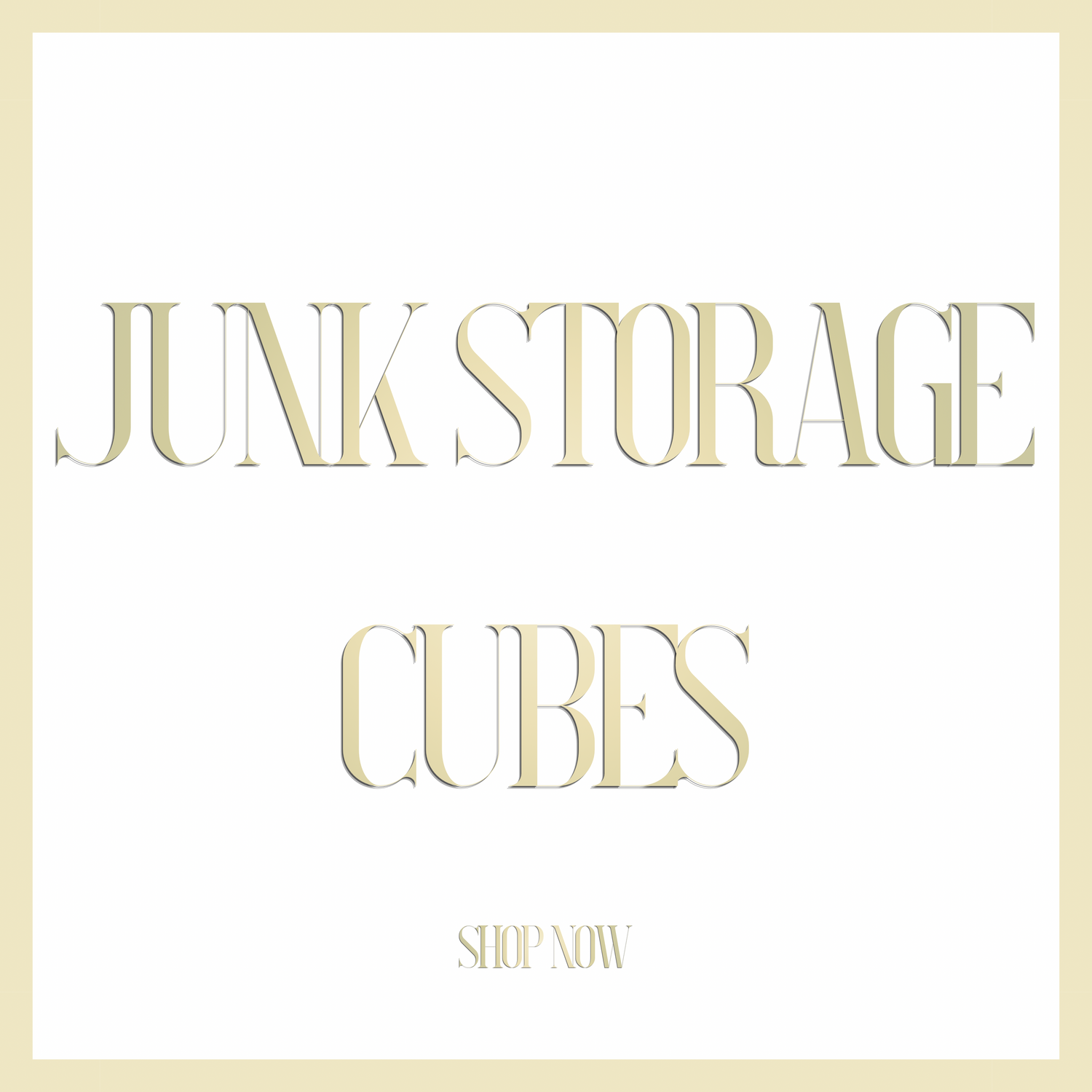 Junk Storage Cubes