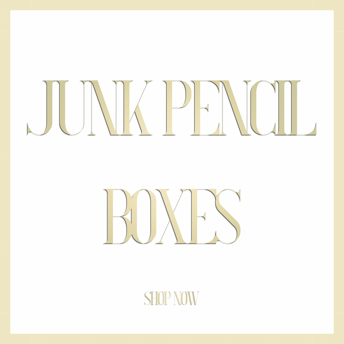 Junk Pencil Boxes