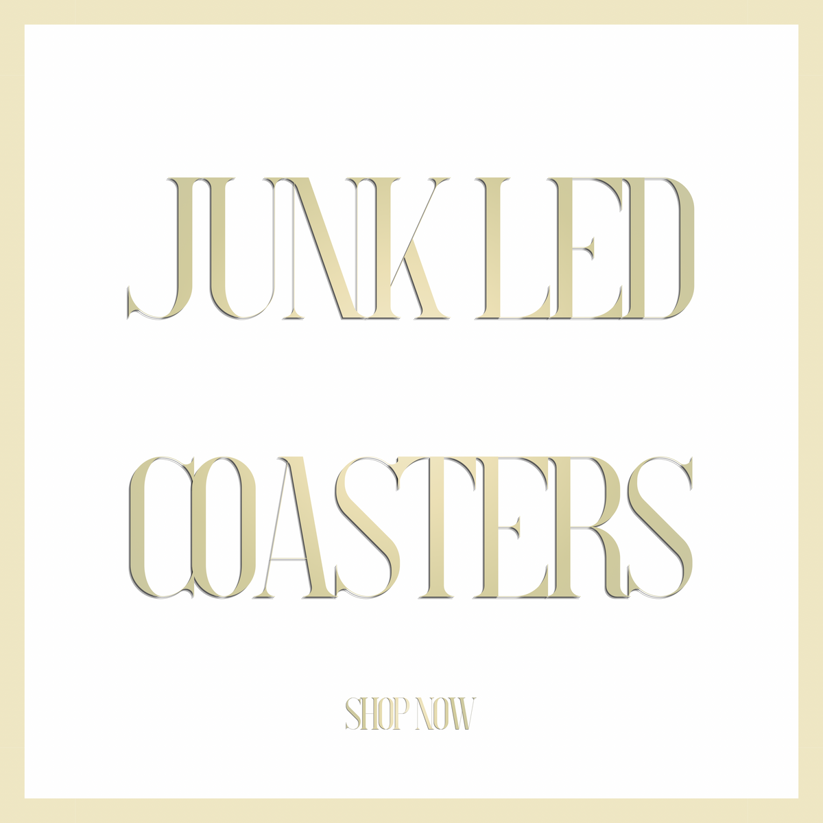 Junk Led Coasters