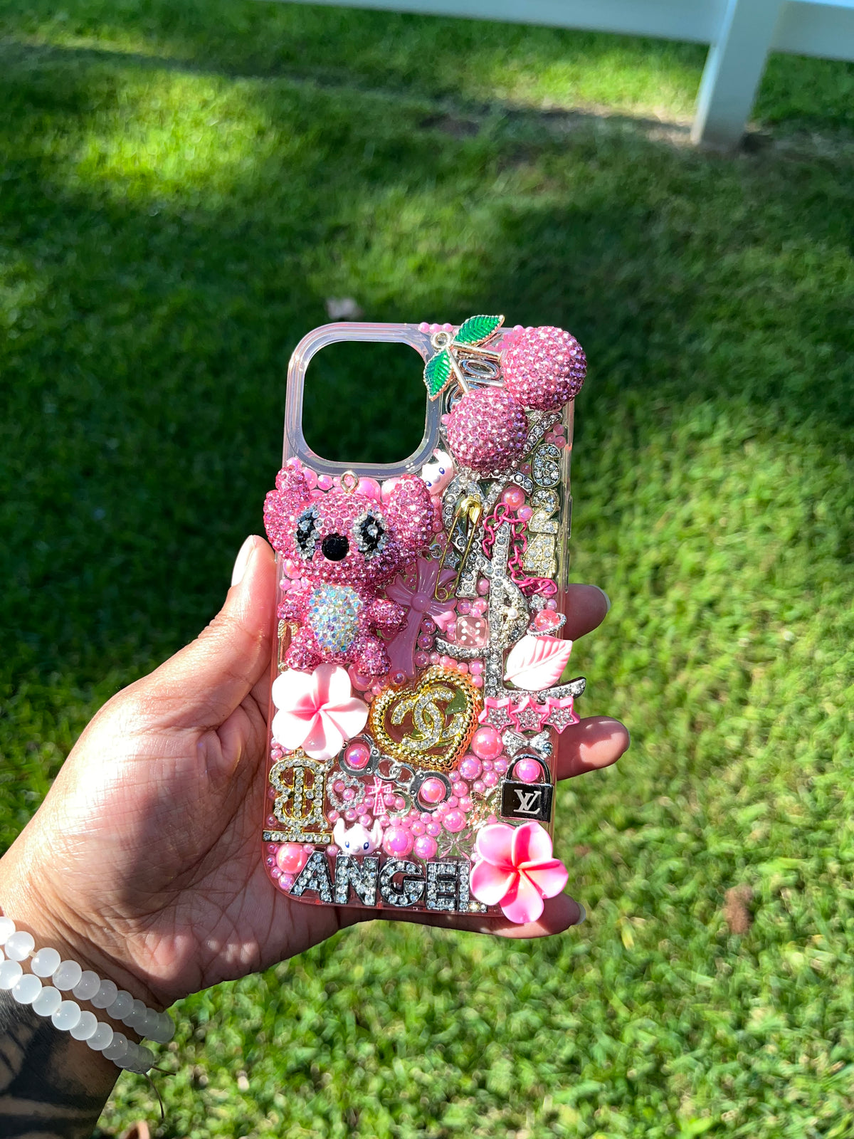 Pink Angel iPhone 15 Junk Case