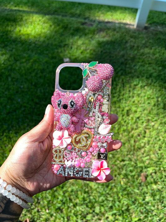 Pink Angel iPhone 15 Junk Case