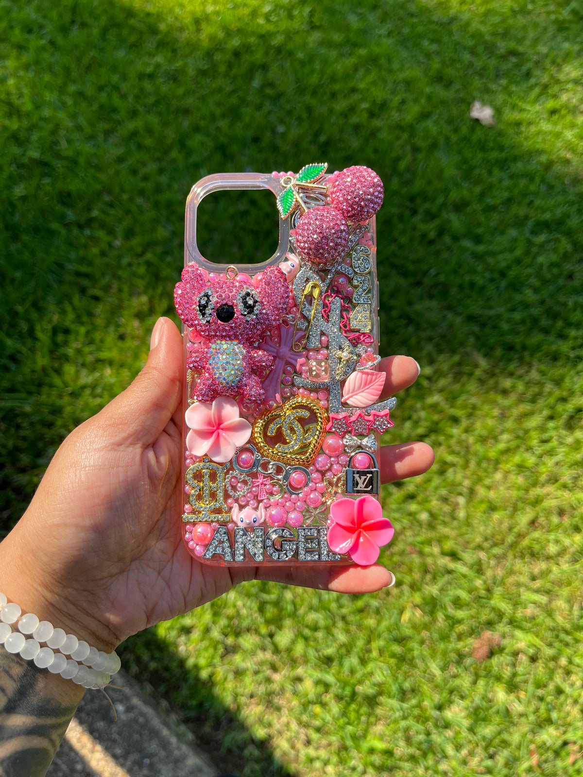 Pink Angel iPhone 15 Junk Case