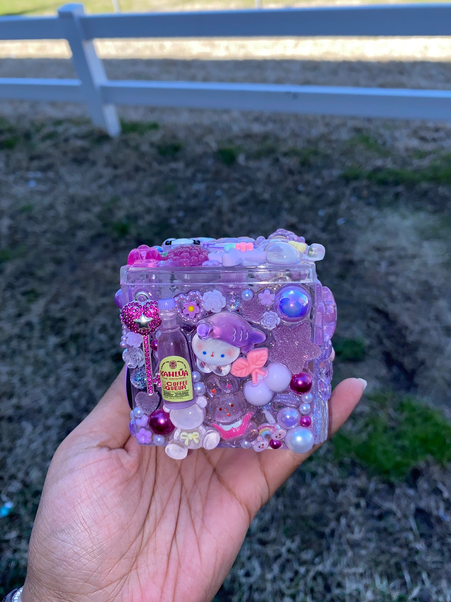 Purple Junk Storage Cube