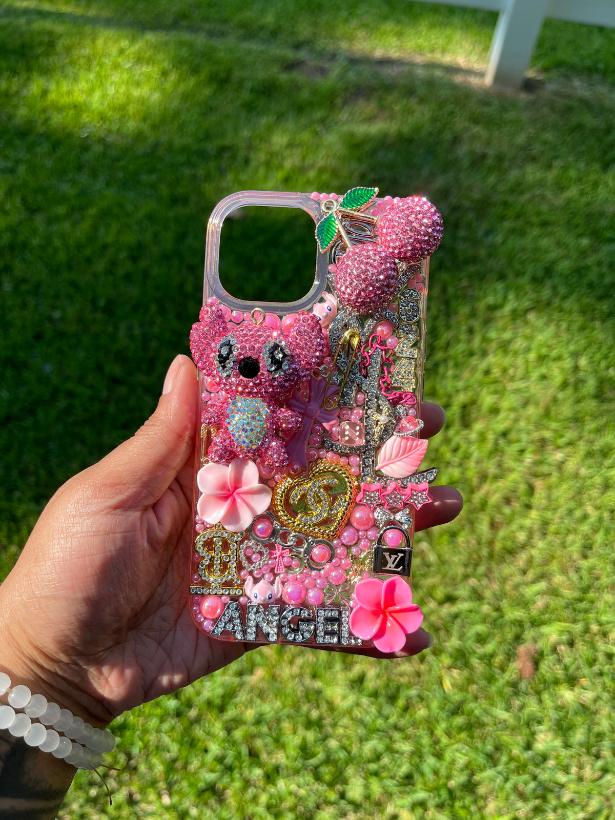 Pink Angel iPhone 15 Junk Case
