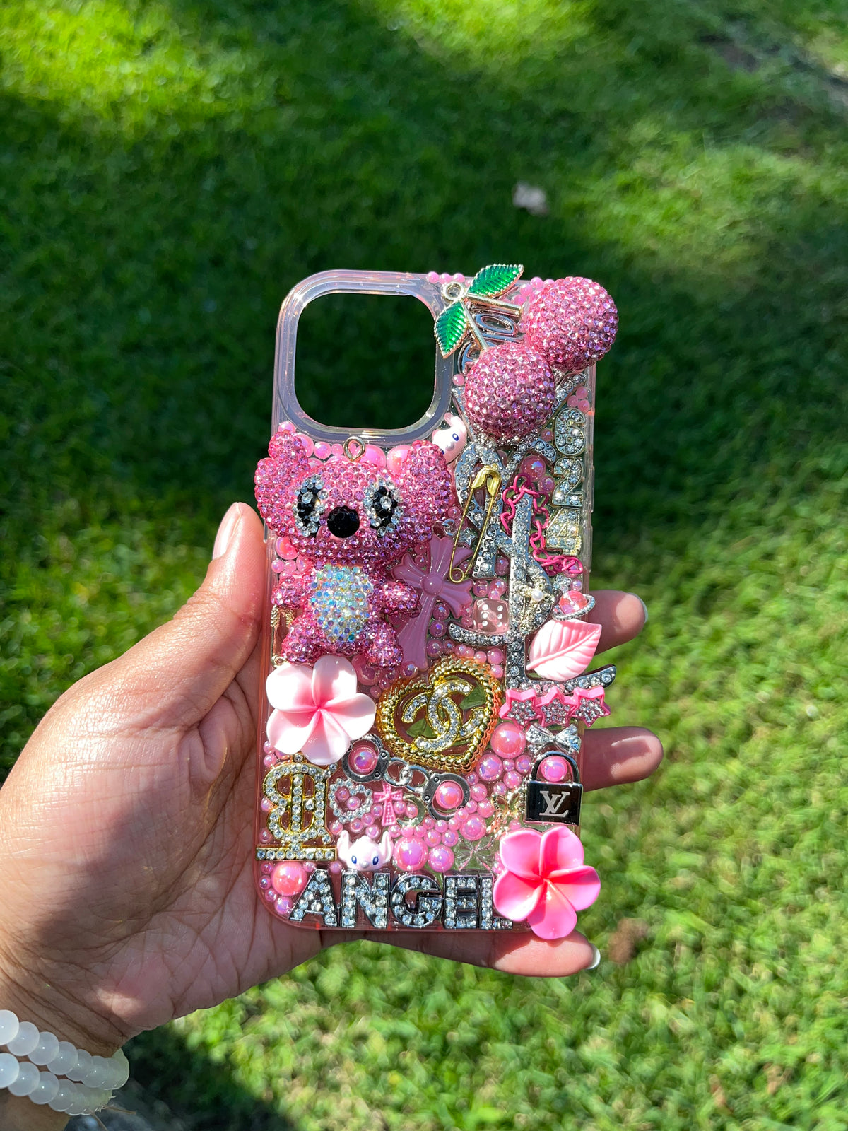 Pink Angel iPhone 15 Junk Case