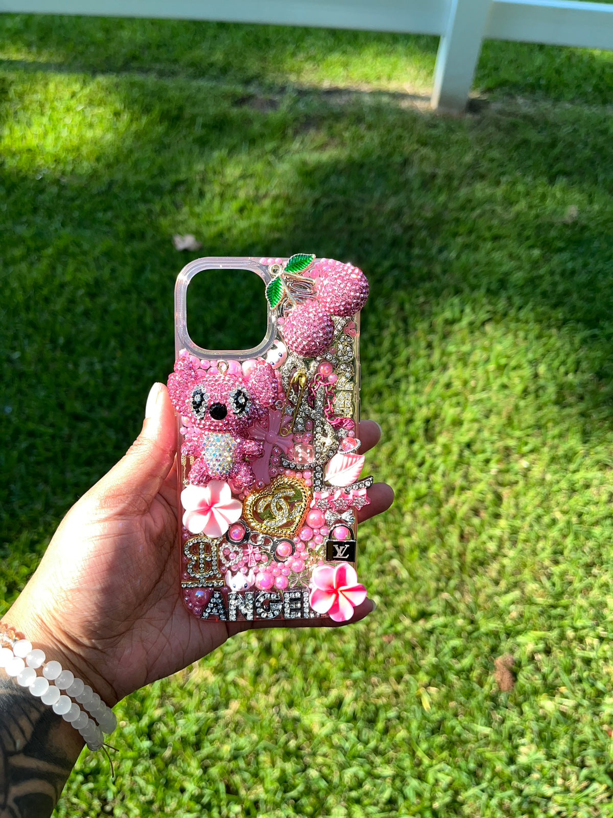 Pink Angel iPhone 15 Junk Case