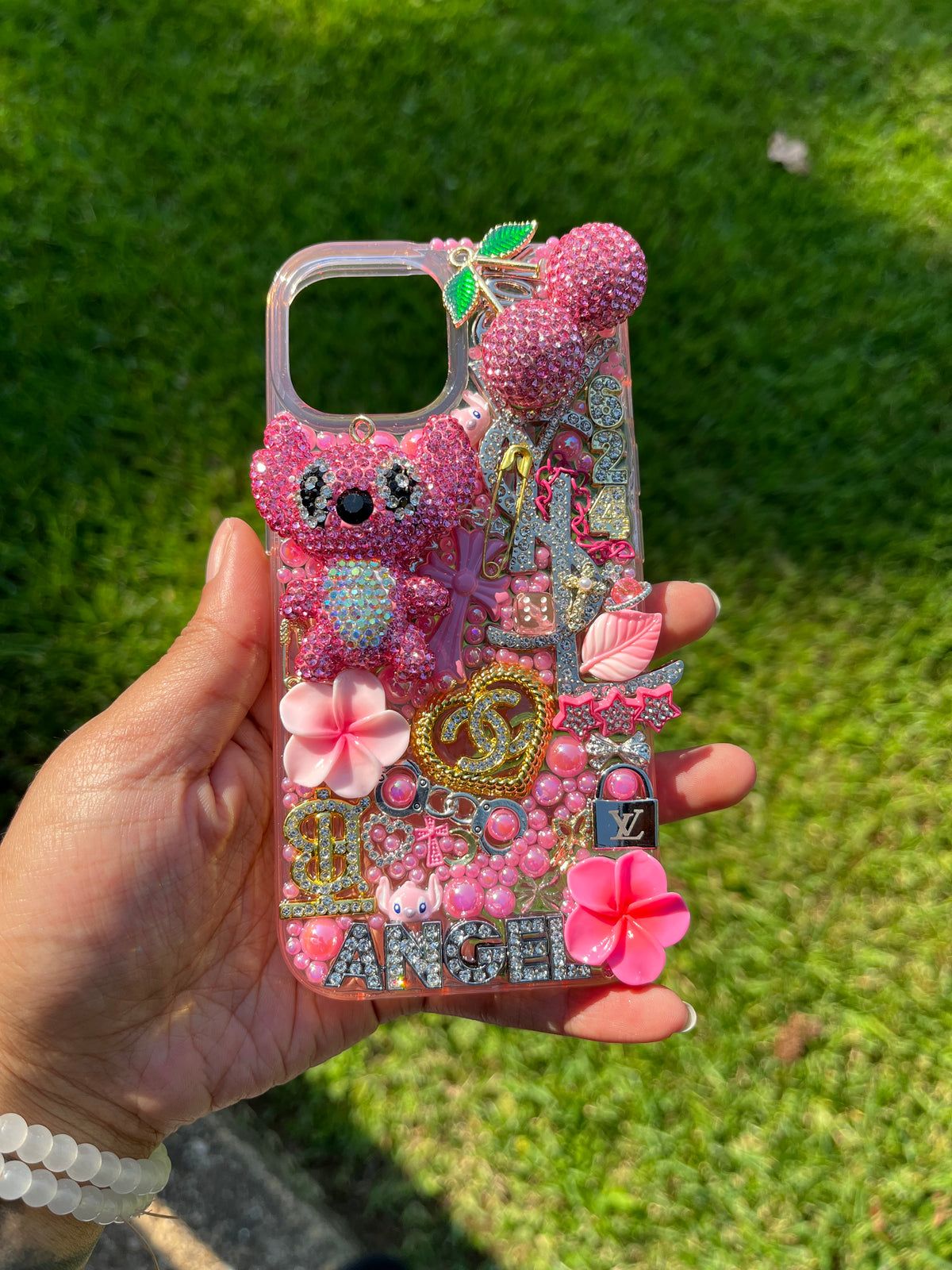 Pink Angel iPhone 15 Junk Case