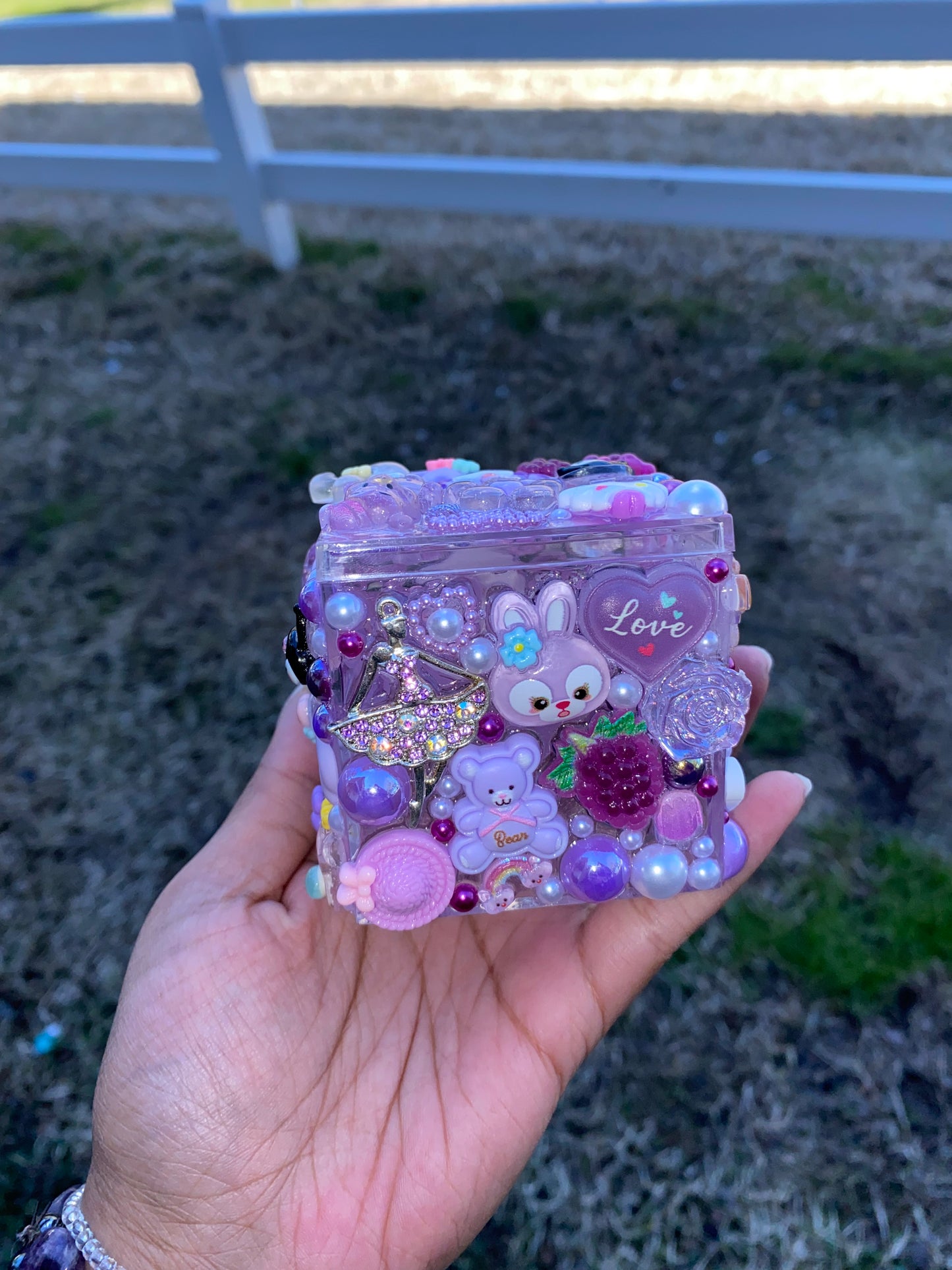 Purple Junk Storage Cube