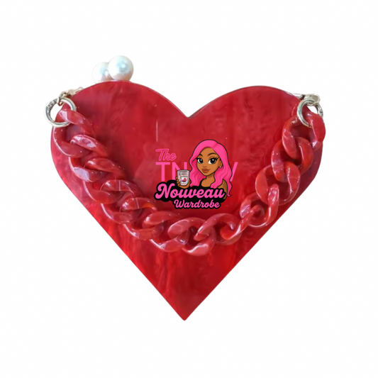 ❤️Custom Pre-Order One-Sided Junk Heart Purse – Limited Edition (Read Description)