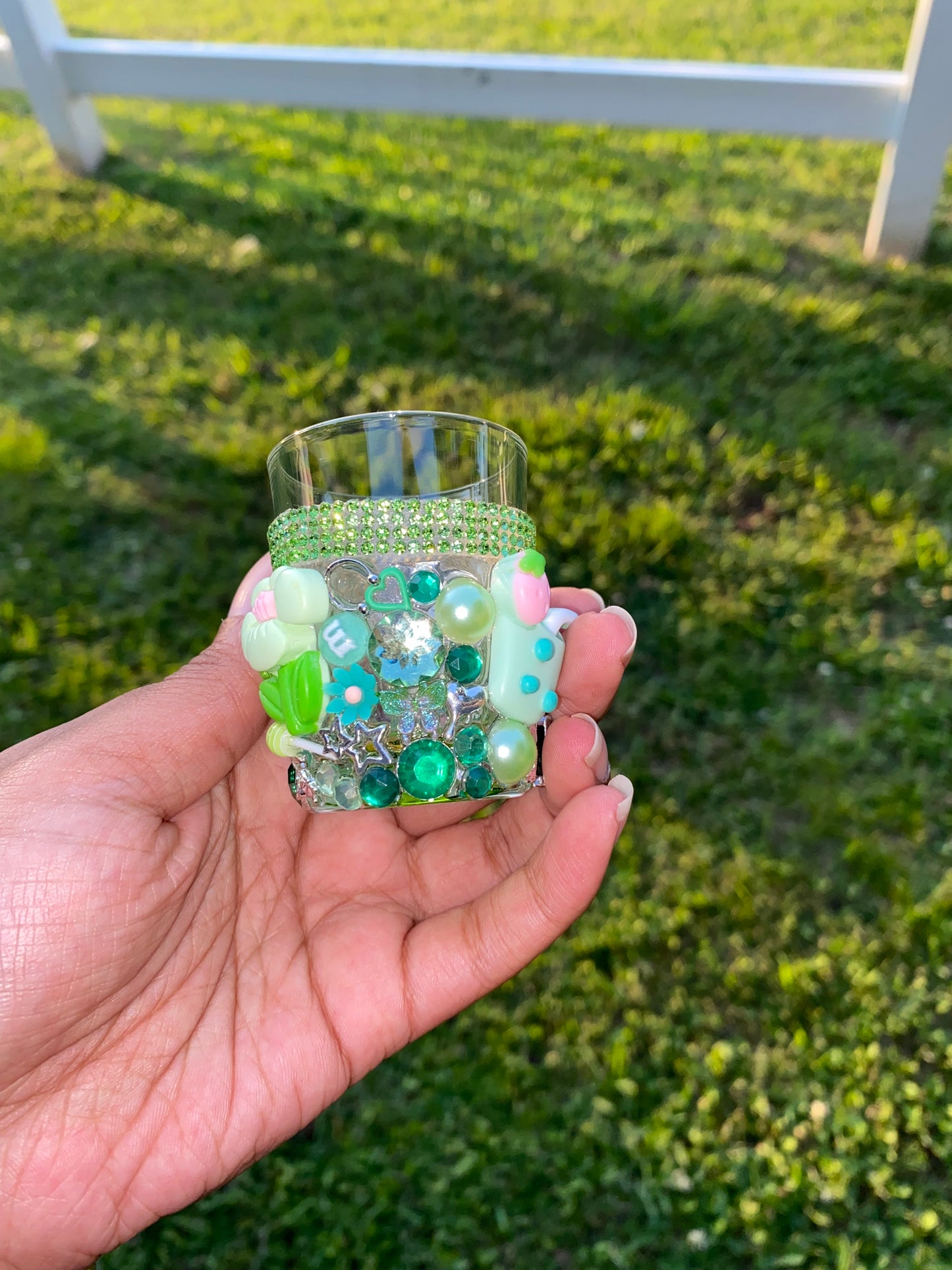 Green Junk Shot Glass