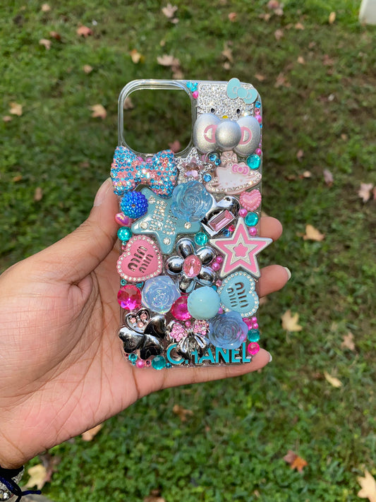 Pink & Blue iPhone 13 Mini Junk Case