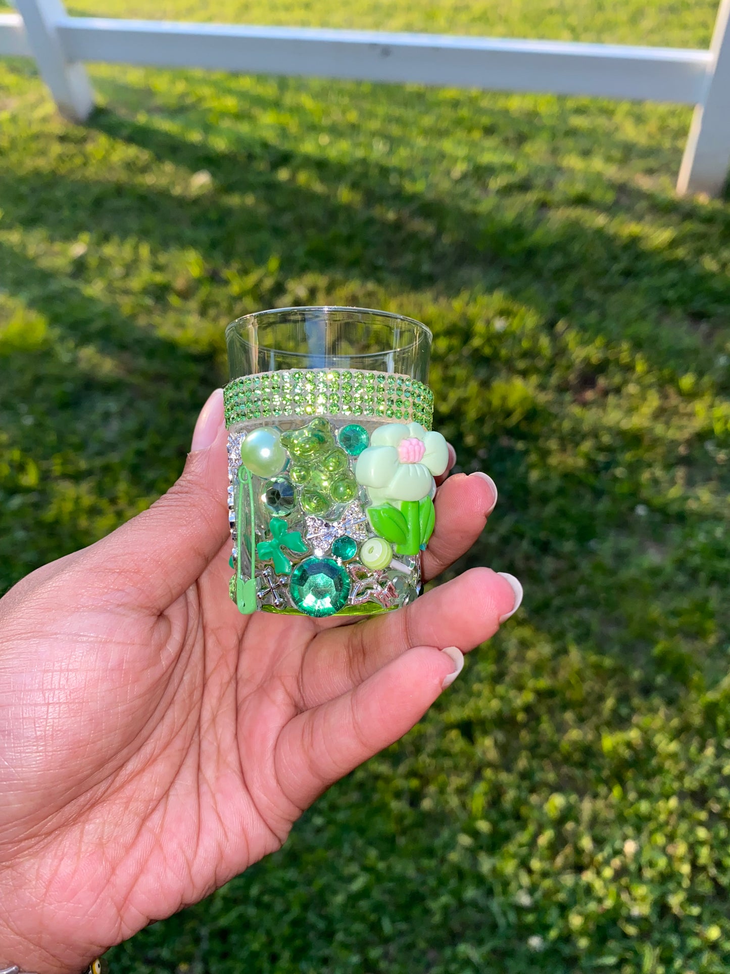 Green Junk Shot Glass